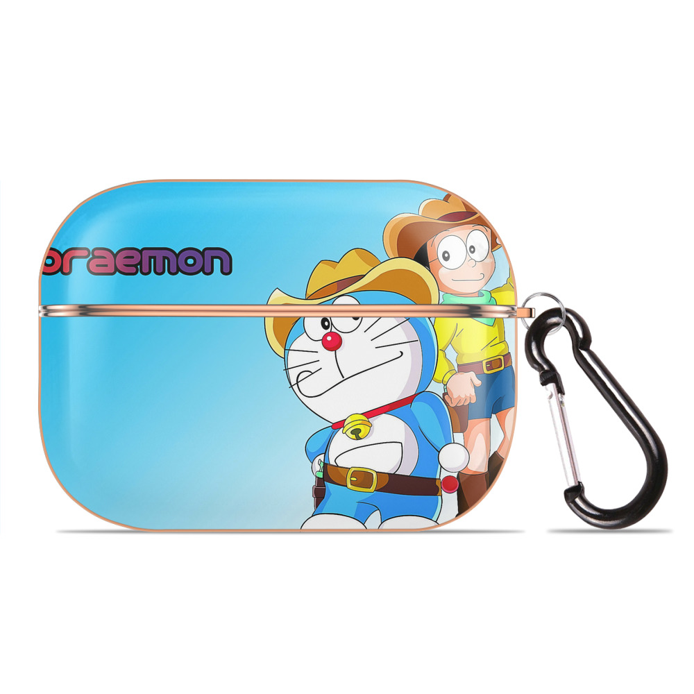 （画像用） ドラえもん Doraemon 【AirPods Pro用】ハードシェル保護ケース｜耐衝撃・防指紋・カラビナ付き商品仕様