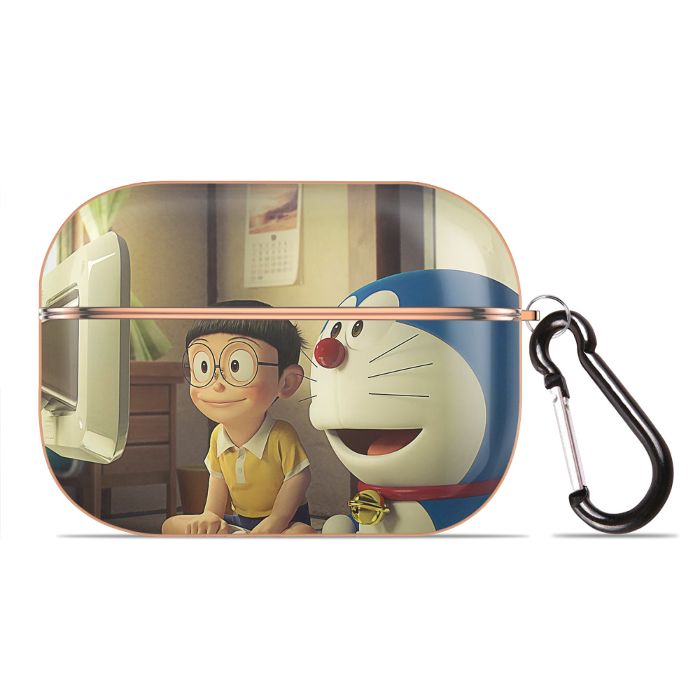（画像用） ドラえもん Doraemon 【AirPods Pro用】ハードシェル保護ケース｜耐衝撃・防指紋・カラビナ付き商品仕様