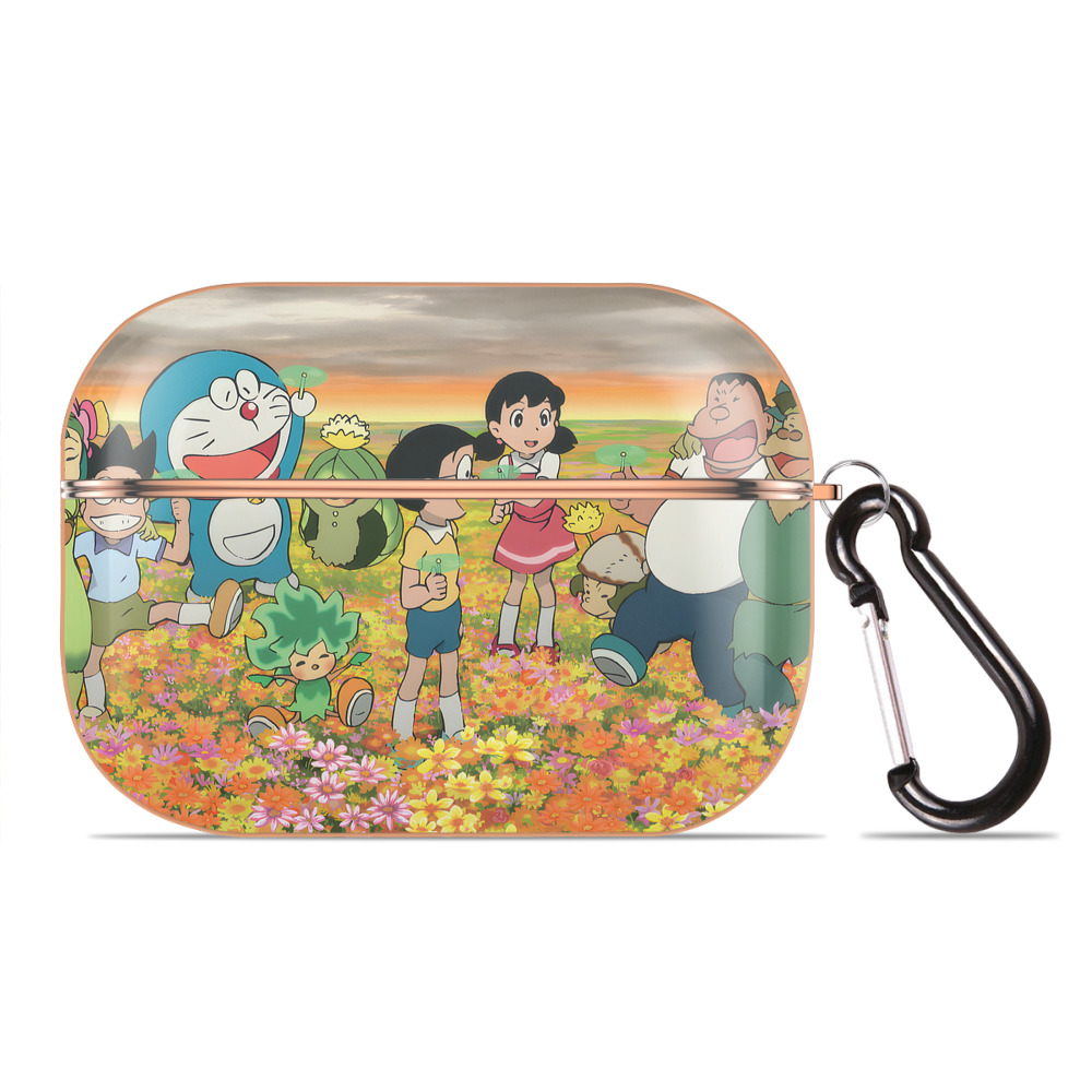 （画像用） ドラえもん Doraemon 【AirPods Pro用】ハードシェル保護ケース｜耐衝撃・防指紋・カラビナ付き商品仕様