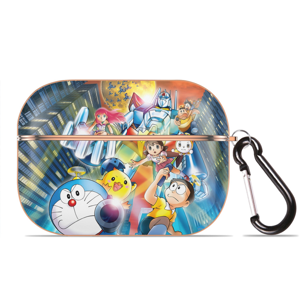 （画像用） ドラえもん Doraemon 【AirPods Pro用】ハードシェル保護ケース｜耐衝撃・防指紋・カラビナ付き商品仕様