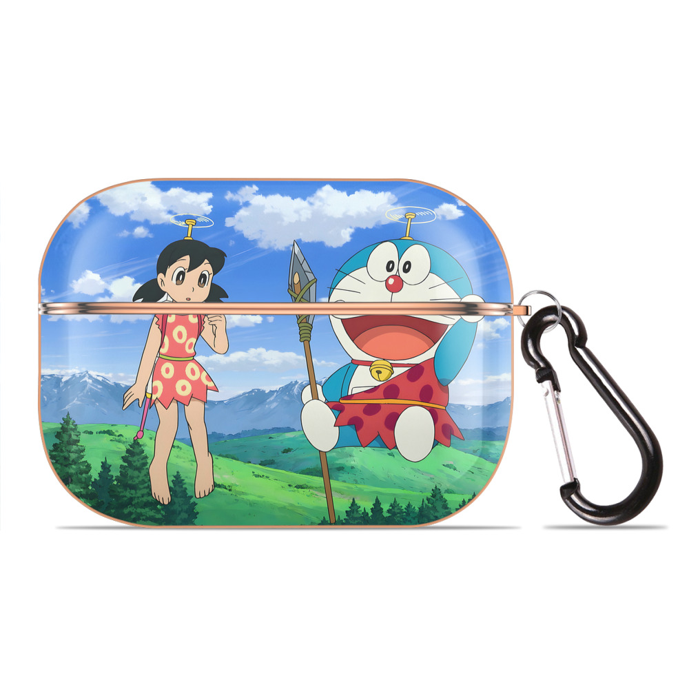 （画像用） ドラえもん Doraemon 【AirPods Pro用】ハードシェル保護ケース｜耐衝撃・防指紋・カラビナ付き商品仕様