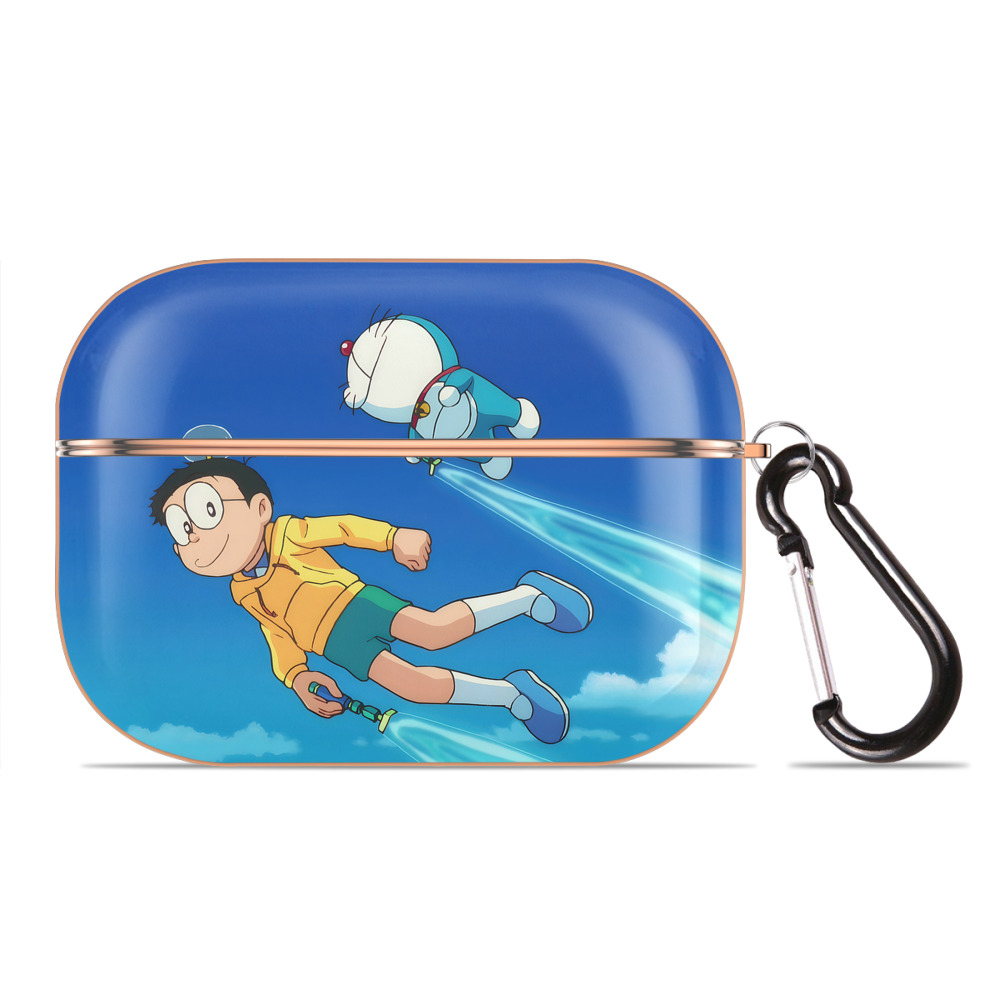 （画像用） ドラえもん Doraemon 【AirPods Pro用】ハードシェル保護ケース｜耐衝撃・防指紋・カラビナ付き商品仕様