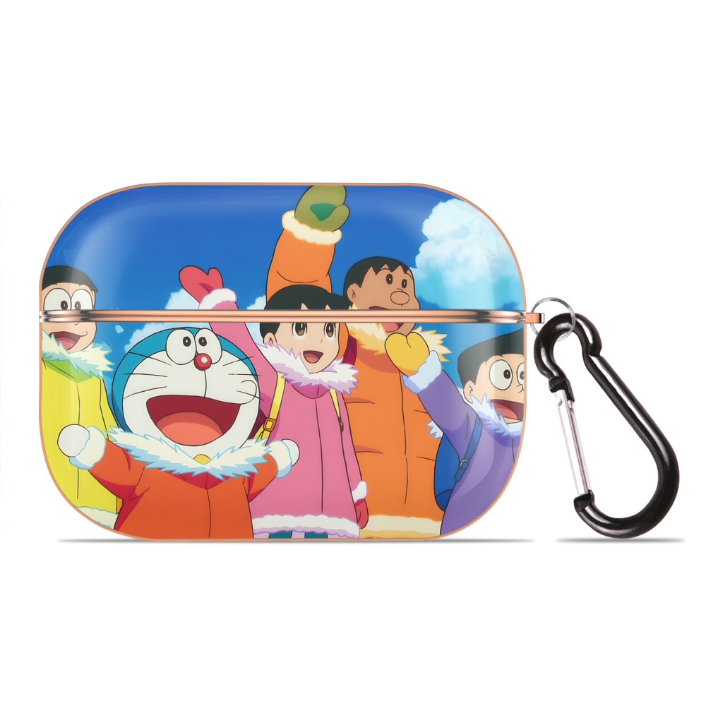 （画像用） ドラえもん Doraemon 【AirPods Pro用】ハードシェル保護ケース｜耐衝撃・防指紋・カラビナ付き商品仕様