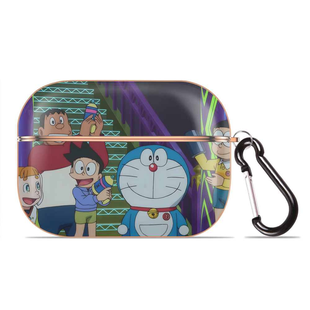 （画像用） ドラえもん Doraemon 【AirPods Pro用】ハードシェル保護ケース｜耐衝撃・防指紋・カラビナ付き商品仕様