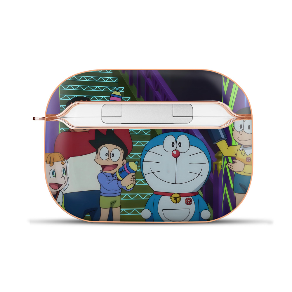 （画像用） ドラえもん Doraemon 【AirPods Pro用】ハードシェル保護ケース｜耐衝撃・防指紋・カラビナ付き商品仕様