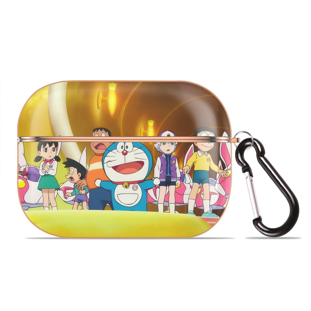 （画像用） ドラえもん Doraemon 【AirPods Pro用】ハードシェル保護ケース｜耐衝撃・防指紋・カラビナ付き商品仕様