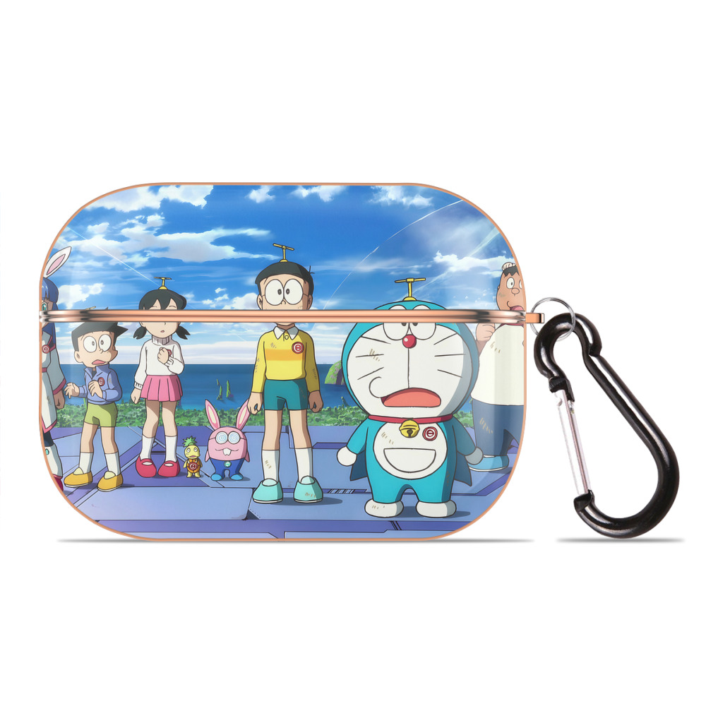 （画像用） ドラえもん Doraemon 【AirPods Pro用】ハードシェル保護ケース｜耐衝撃・防指紋・カラビナ付き商品仕様