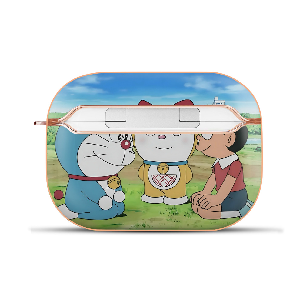 （画像用） ドラえもん Doraemon 【AirPods Pro用】ハードシェル保護ケース｜耐衝撃・防指紋・カラビナ付き商品仕様