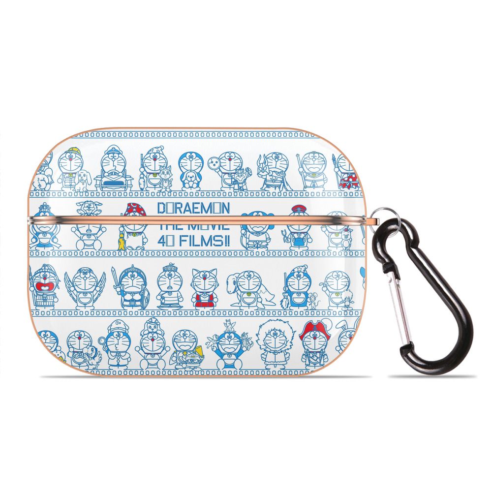 （画像用） ドラえもん Doraemon 【AirPods Pro用】ハードシェル保護ケース｜耐衝撃・防指紋・カラビナ付き商品仕様