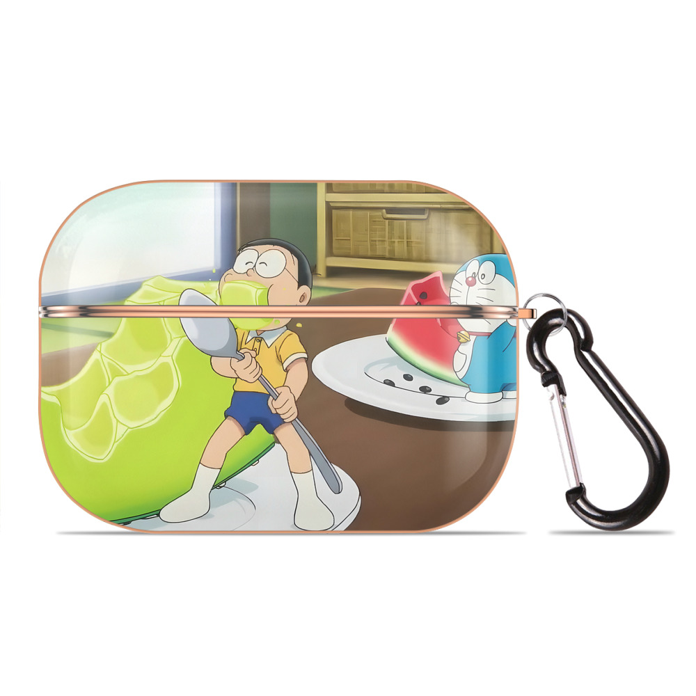 （画像用） ドラえもん Doraemon 【AirPods Pro用】ハードシェル保護ケース｜耐衝撃・防指紋・カラビナ付き商品仕様