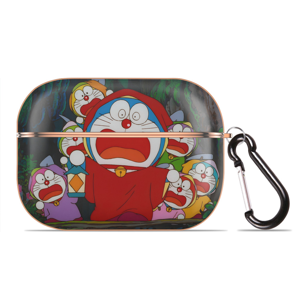 （画像用） ドラえもん Doraemon 【AirPods Pro用】ハードシェル保護ケース｜耐衝撃・防指紋・カラビナ付き商品仕様