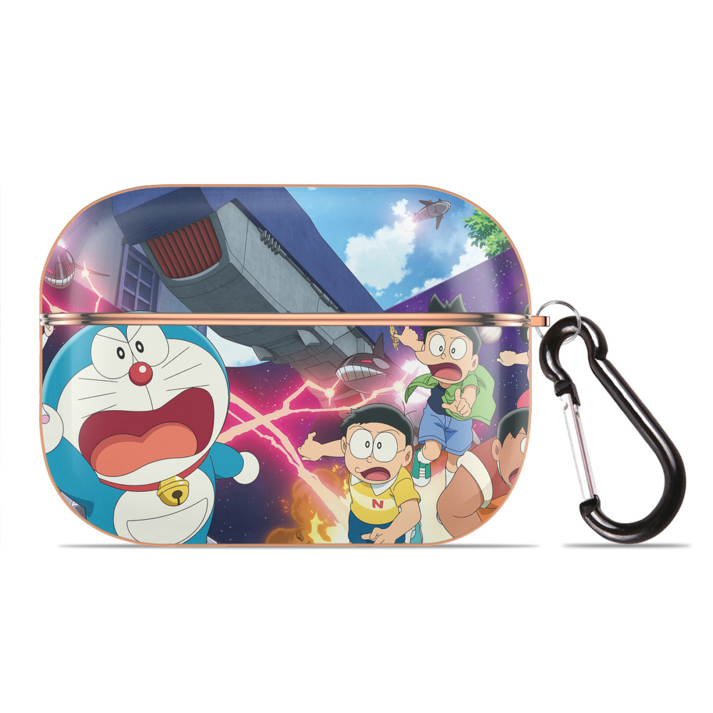 （画像用） ドラえもん Doraemon 【AirPods Pro用】ハードシェル保護ケース｜耐衝撃・防指紋・カラビナ付き商品仕様