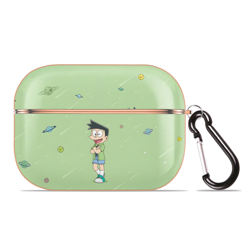 （画像用） ドラえもん Doraemon 【AirPods Pro用】ハードシェル保護ケース｜耐衝撃・防指紋・カラビナ付き商品仕様