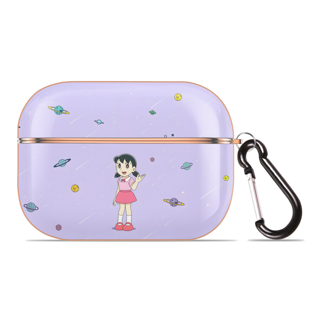 （画像用） ドラえもん Doraemon 【AirPods Pro用】ハードシェル保護ケース｜耐衝撃・防指紋・カラビナ付き商品仕様