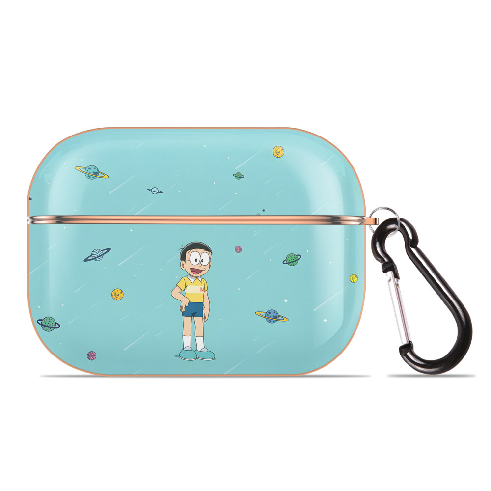 （画像用） ドラえもん Doraemon 【AirPods Pro用】ハードシェル保護ケース｜耐衝撃・防指紋・カラビナ付き商品仕様