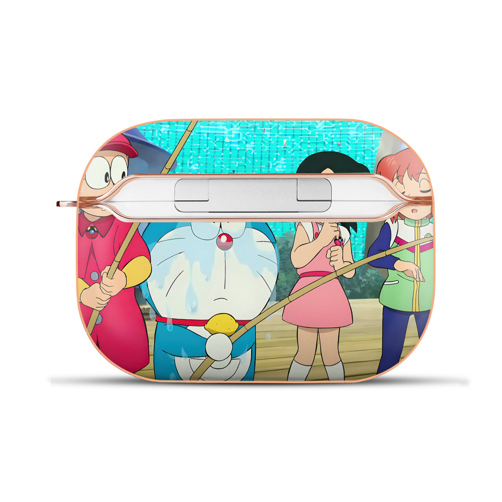 （画像用） ドラえもん Doraemon 【AirPods Pro用】ハードシェル保護ケース｜耐衝撃・防指紋・カラビナ付き商品仕様