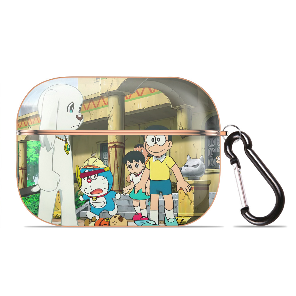 （画像用） ドラえもん Doraemon 【AirPods Pro用】ハードシェル保護ケース｜耐衝撃・防指紋・カラビナ付き商品仕様