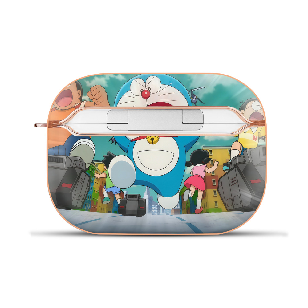 （画像用） ドラえもん Doraemon 【AirPods Pro用】ハードシェル保護ケース｜耐衝撃・防指紋・カラビナ付き商品仕様