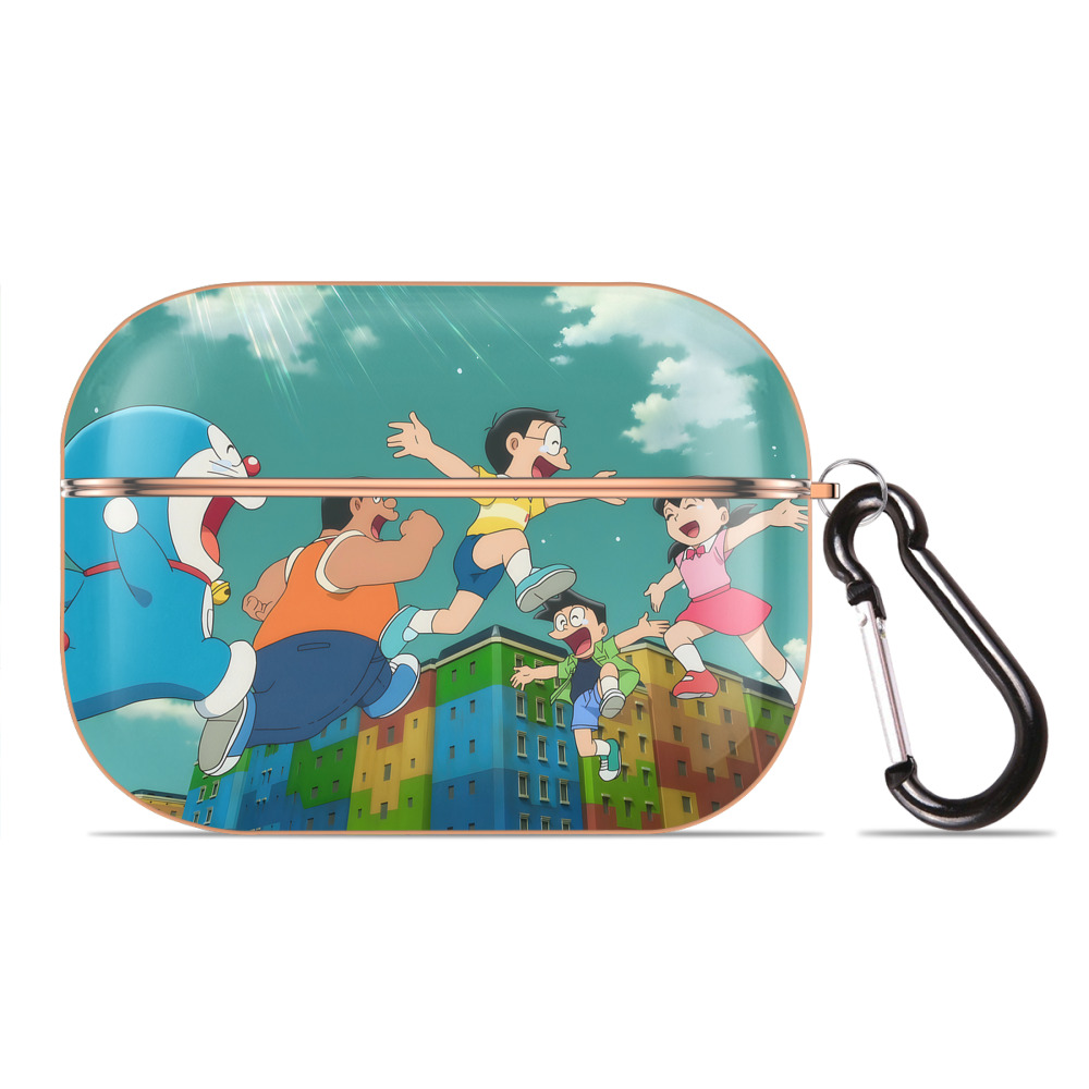 （画像用） ドラえもん Doraemon 【AirPods Pro用】ハードシェル保護ケース｜耐衝撃・防指紋・カラビナ付き商品仕様