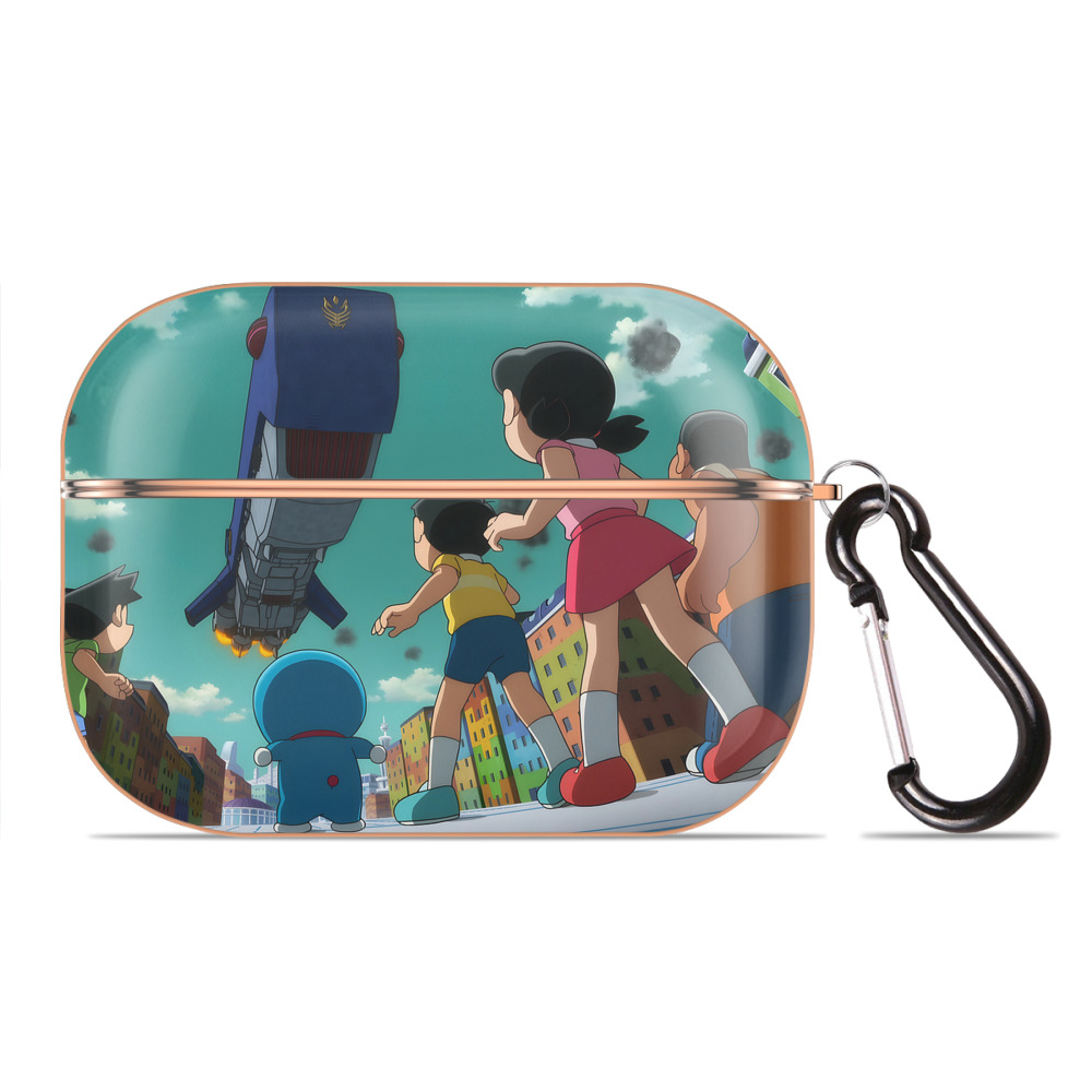 （画像用） ドラえもん Doraemon 【AirPods Pro用】ハードシェル保護ケース｜耐衝撃・防指紋・カラビナ付き商品仕様