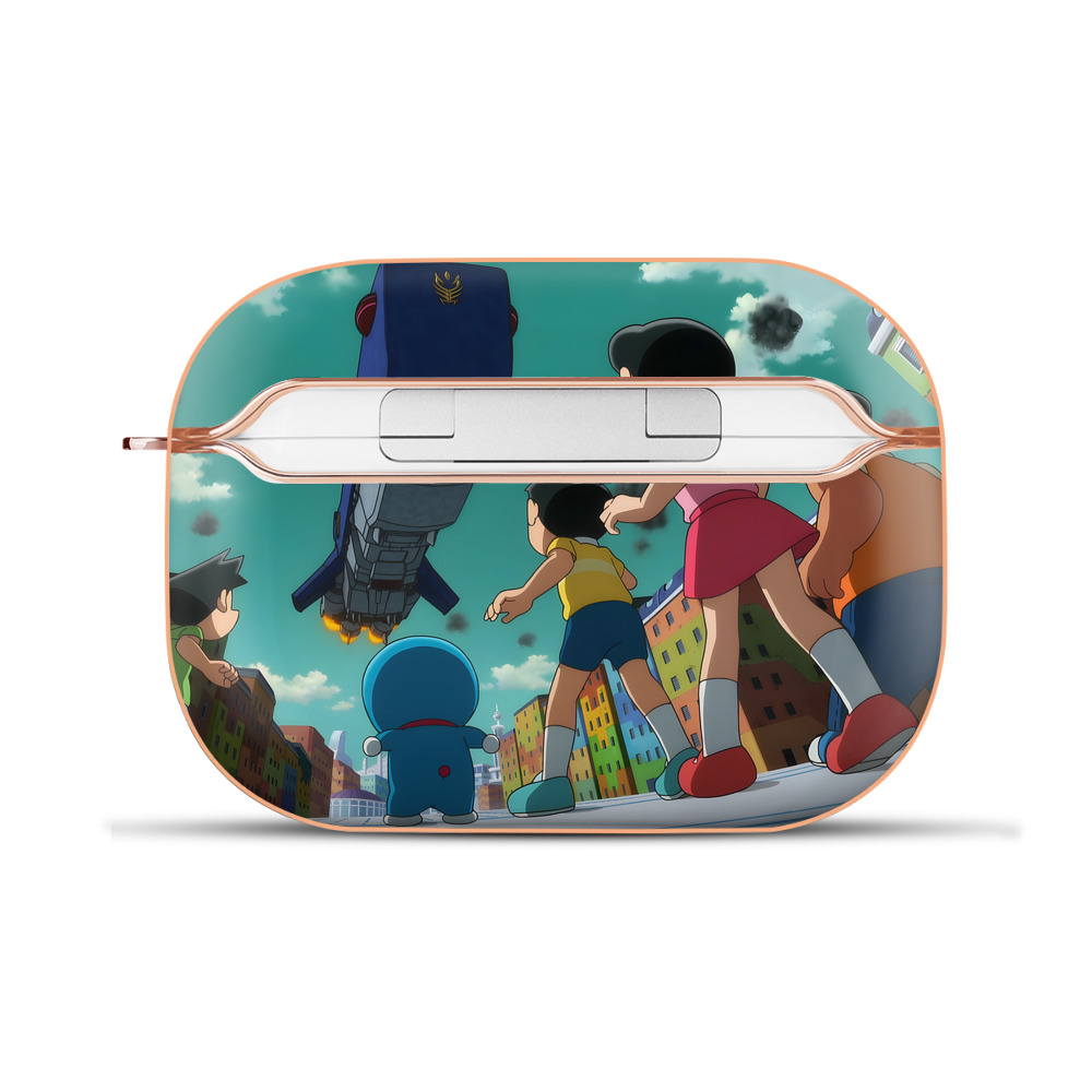 （画像用） ドラえもん Doraemon 【AirPods Pro用】ハードシェル保護ケース｜耐衝撃・防指紋・カラビナ付き商品仕様