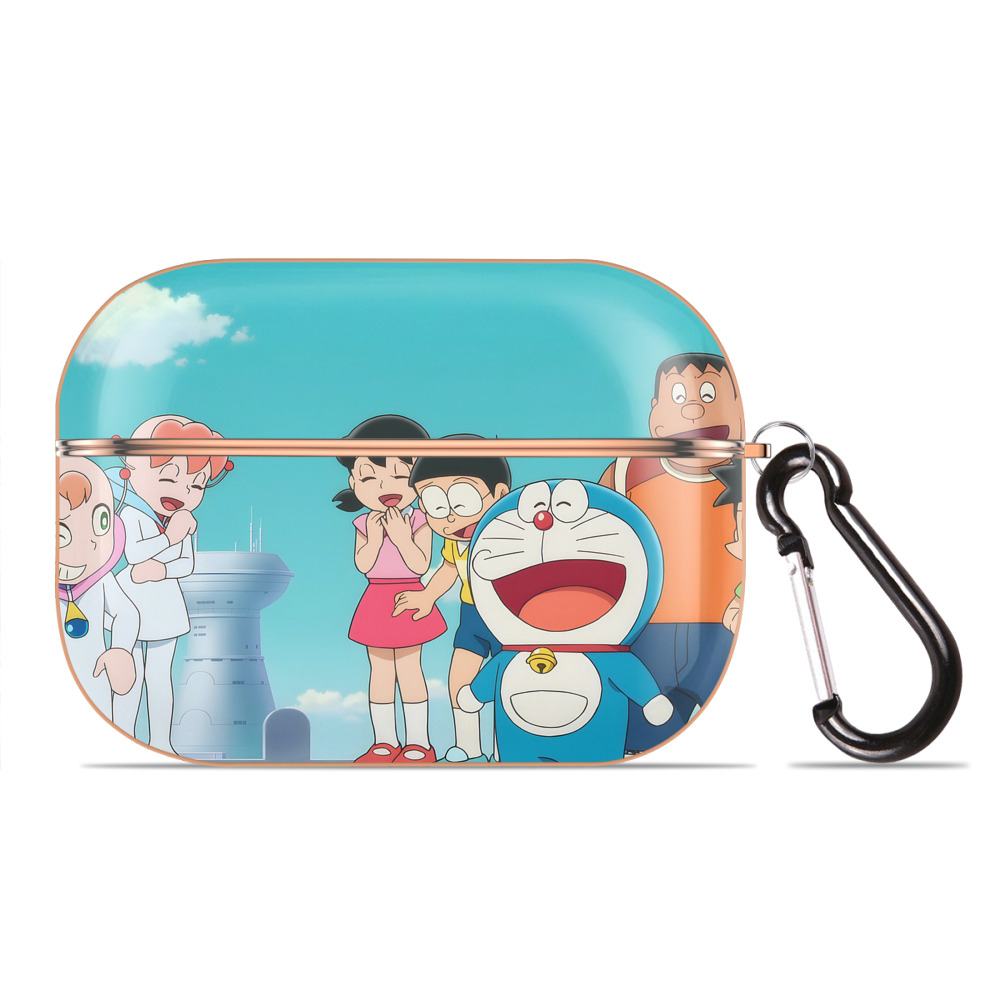 （画像用） ドラえもん Doraemon 【AirPods Pro用】ハードシェル保護ケース｜耐衝撃・防指紋・カラビナ付き商品仕様