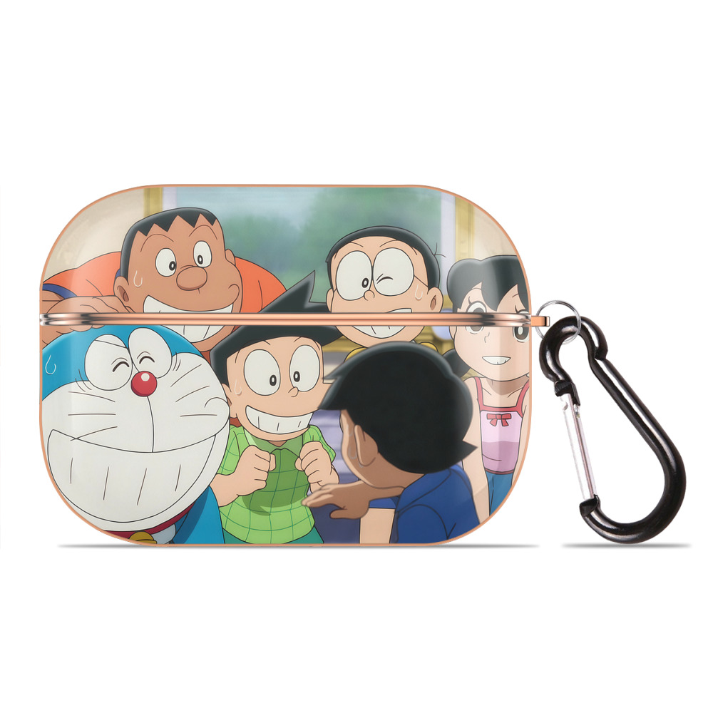 （画像用） ドラえもん Doraemon 【AirPods Pro用】ハードシェル保護ケース｜耐衝撃・防指紋・カラビナ付き商品仕様