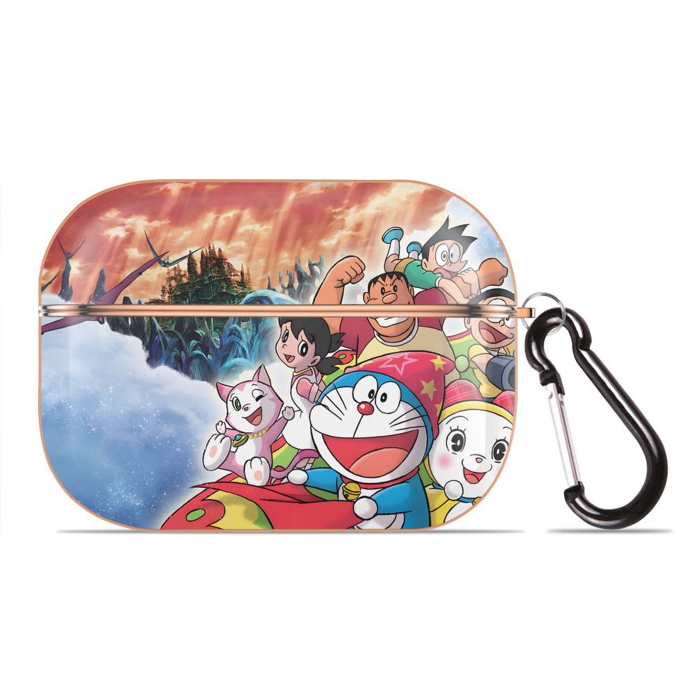 （画像用） ドラえもん Doraemon 【AirPods Pro用】ハードシェル保護ケース｜耐衝撃・防指紋・カラビナ付き商品仕様