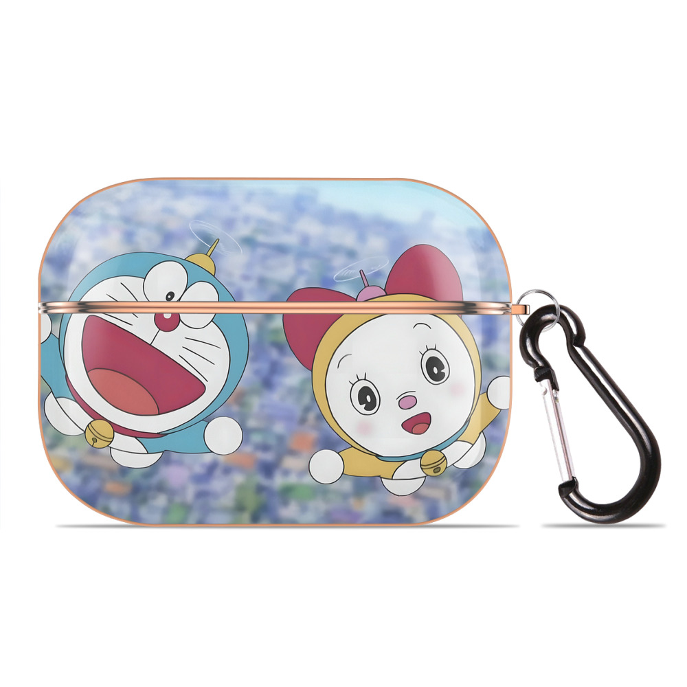 （画像用） ドラえもん Doraemon 【AirPods Pro用】ハードシェル保護ケース｜耐衝撃・防指紋・カラビナ付き商品仕様