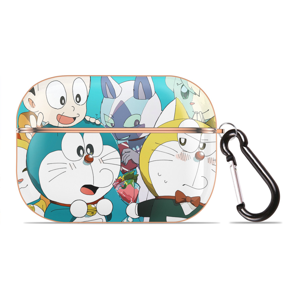 （画像用） ドラえもん Doraemon 【AirPods Pro用】ハードシェル保護ケース｜耐衝撃・防指紋・カラビナ付き商品仕様