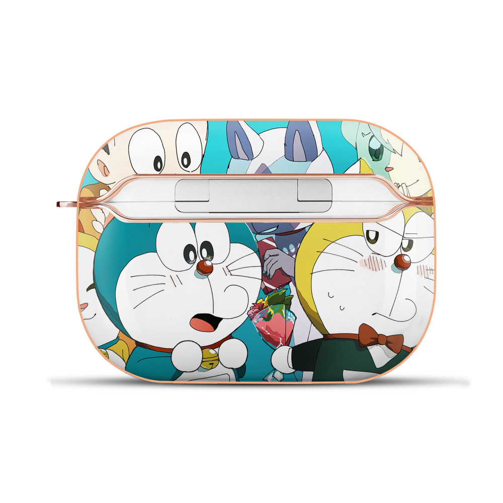 （画像用） ドラえもん Doraemon 【AirPods Pro用】ハードシェル保護ケース｜耐衝撃・防指紋・カラビナ付き商品仕様