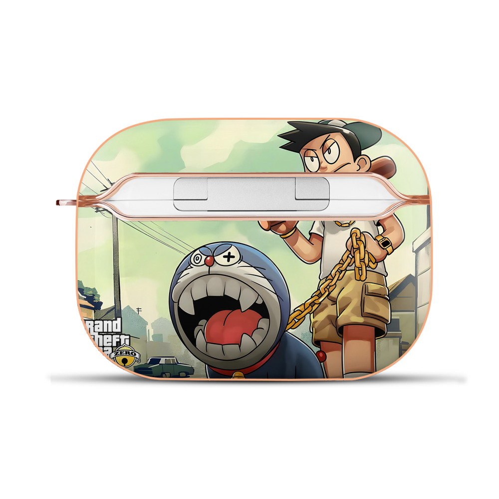 （画像用） ドラえもん Doraemon 【AirPods Pro用】ハードシェル保護ケース｜耐衝撃・防指紋・カラビナ付き商品仕様