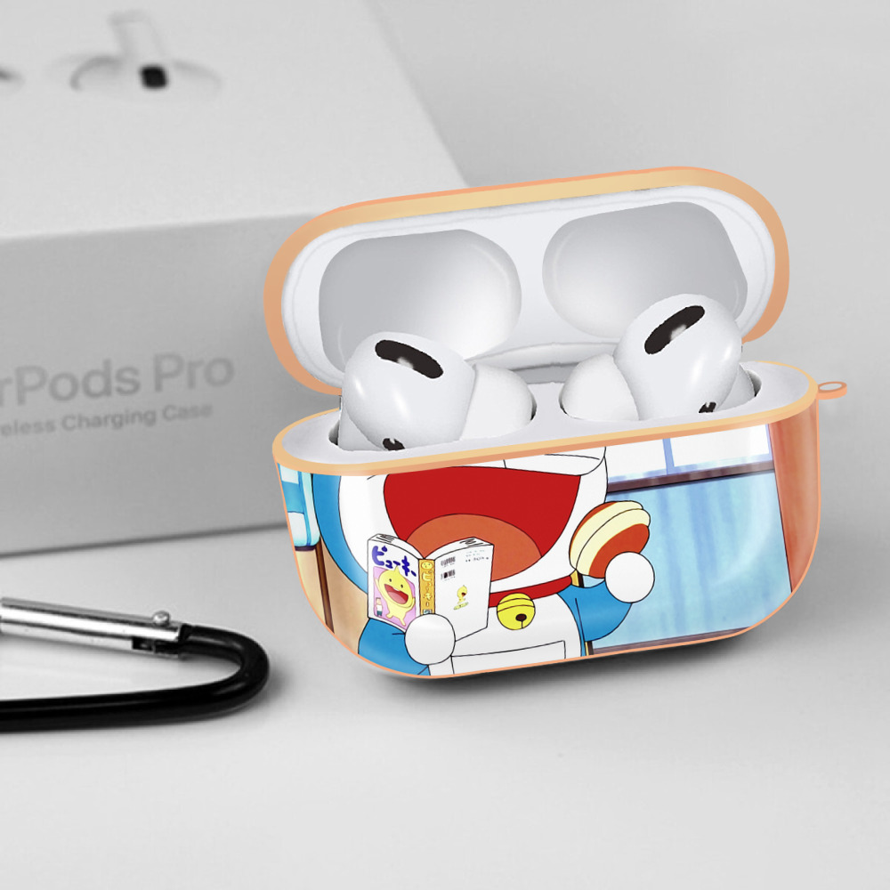 ドラえもん Doraemon 【AirPods Pro用】ハードシェル保護ケース｜耐衝撃・防指紋・カラビナ付き商品仕様
