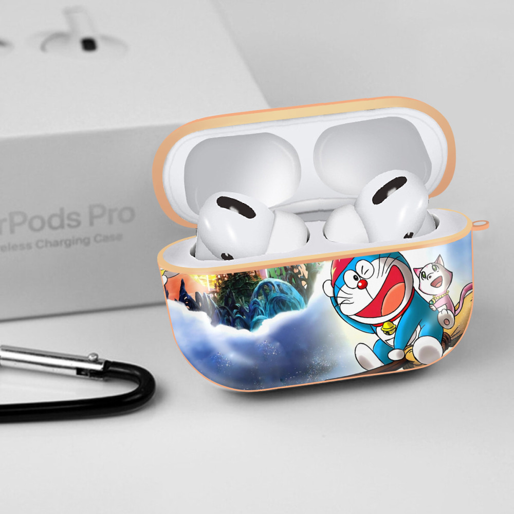 ドラえもん Doraemon 【AirPods Pro用】ハードシェル保護ケース｜耐衝撃・防指紋・カラビナ付き商品仕様