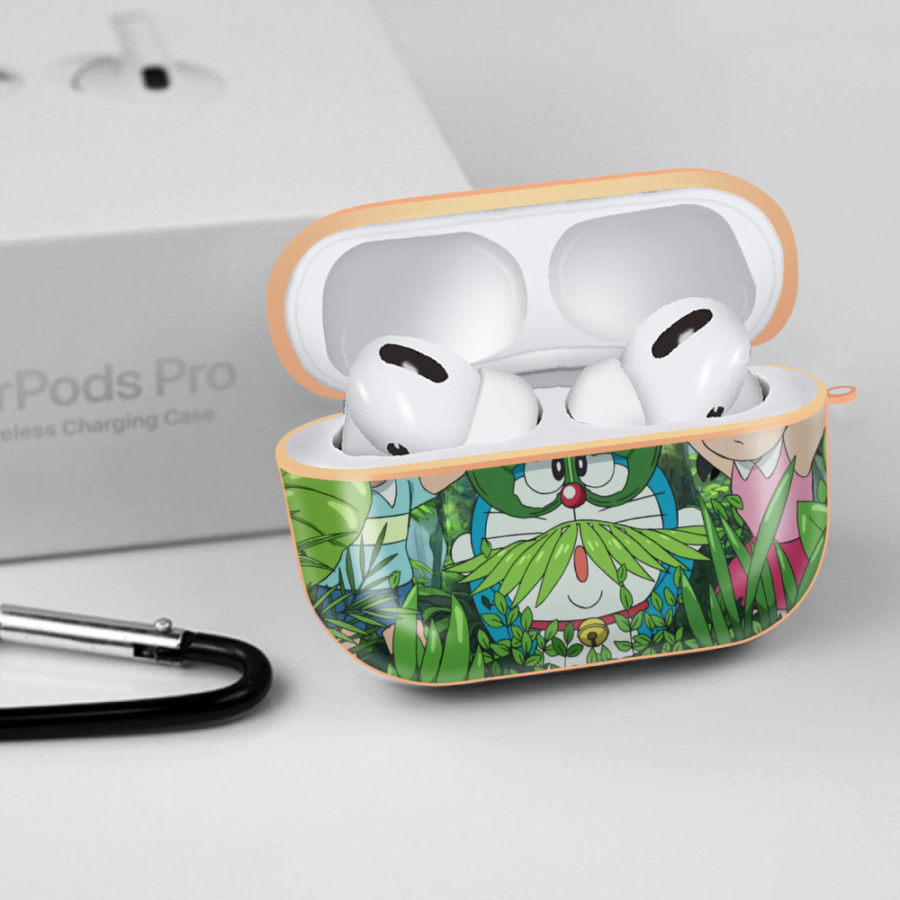 ドラえもん Doraemon 【AirPods Pro用】ハードシェル保護ケース｜耐衝撃・防指紋・カラビナ付き商品仕様