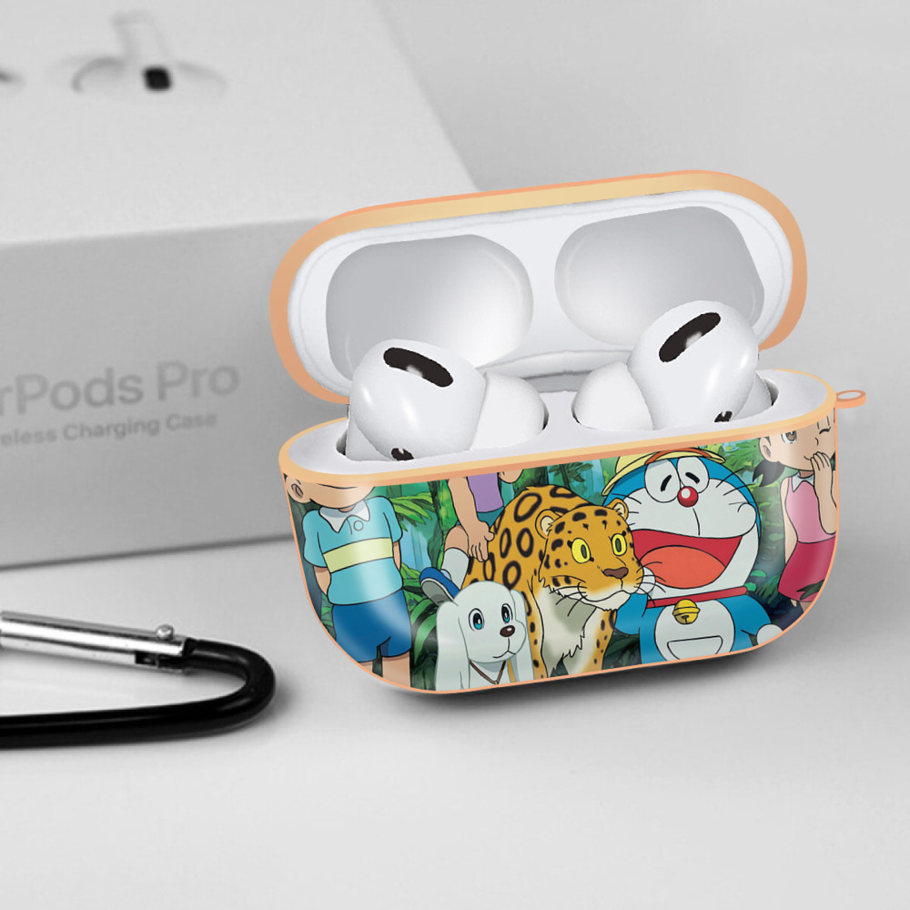 ドラえもん Doraemon 【AirPods Pro用】ハードシェル保護ケース｜耐衝撃・防指紋・カラビナ付き商品仕様