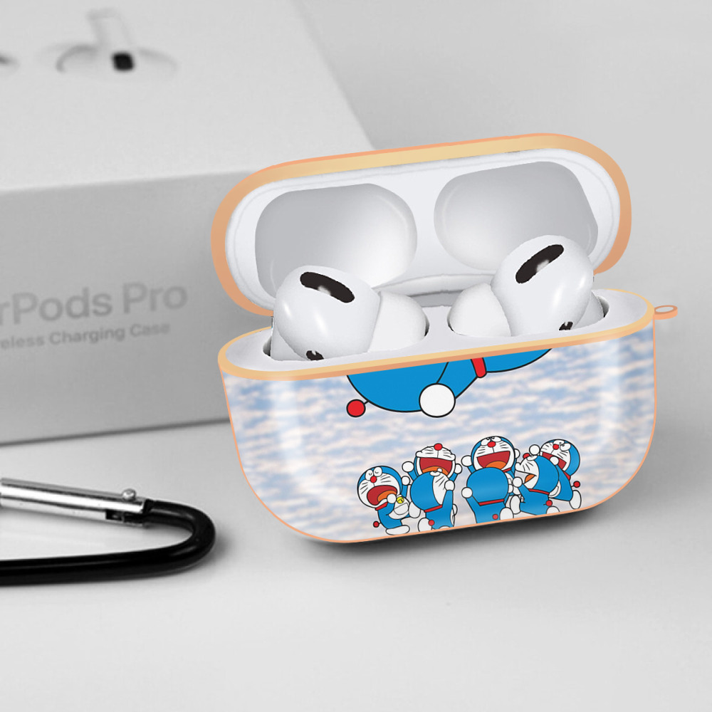 ドラえもん Doraemon 【AirPods Pro用】ハードシェル保護ケース｜耐衝撃・防指紋・カラビナ付き商品仕様