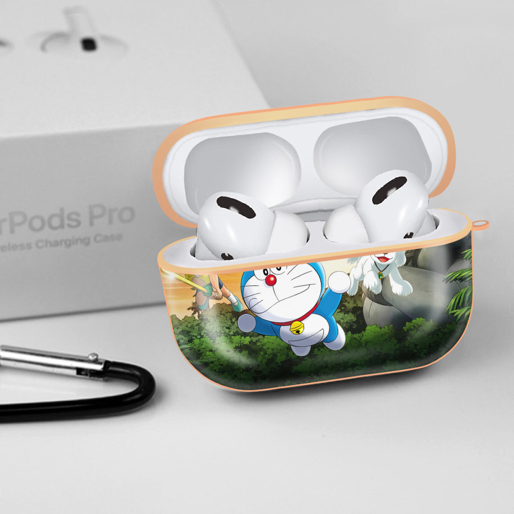 ドラえもん Doraemon 【AirPods Pro用】ハードシェル保護ケース｜耐衝撃・防指紋・カラビナ付き商品仕様