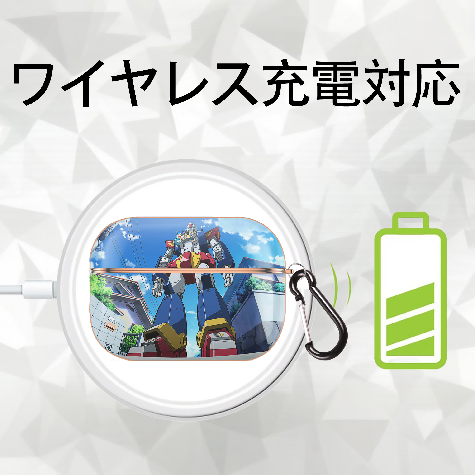 ドラえもん Doraemon 【AirPods Pro用】ハードシェル保護ケース｜耐衝撃・防指紋・カラビナ付き商品仕様