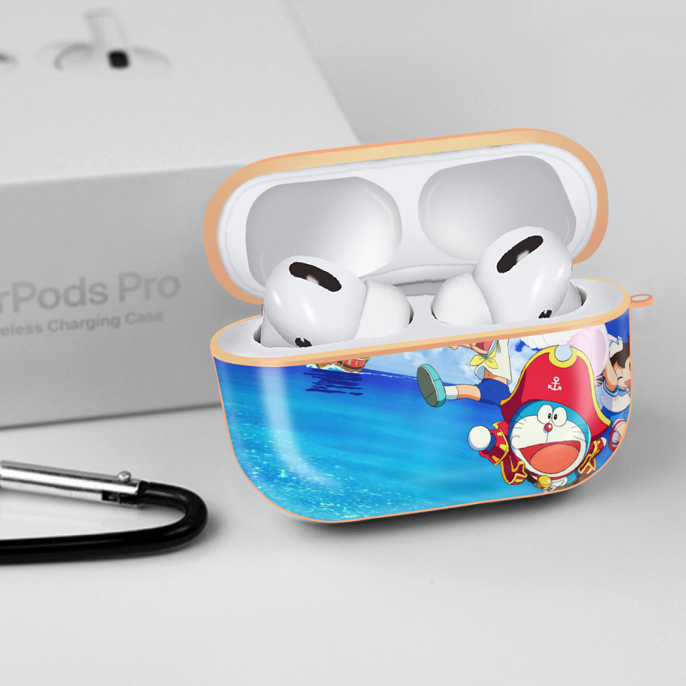 ドラえもん Doraemon 【AirPods Pro用】ハードシェル保護ケース｜耐衝撃・防指紋・カラビナ付き商品仕様