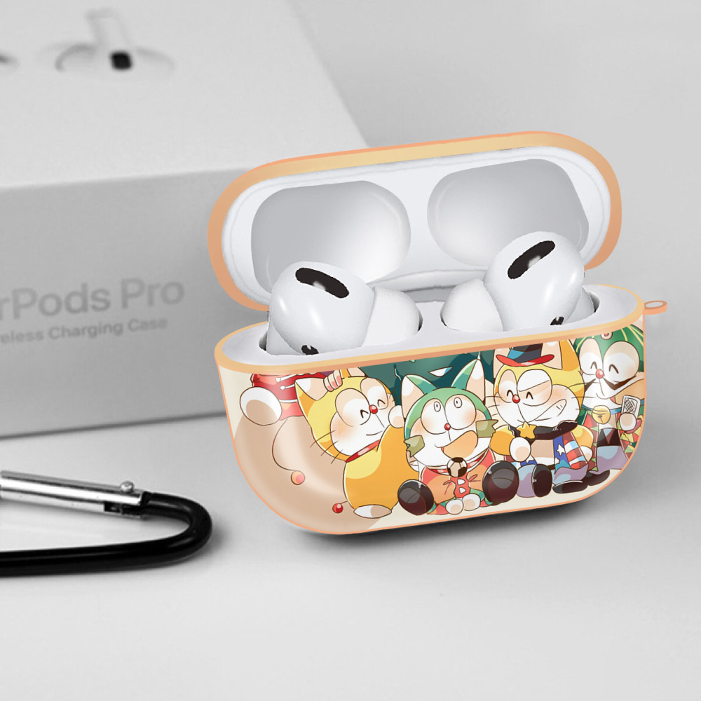 ドラえもん Doraemon 【AirPods Pro用】ハードシェル保護ケース｜耐衝撃・防指紋・カラビナ付き商品仕様