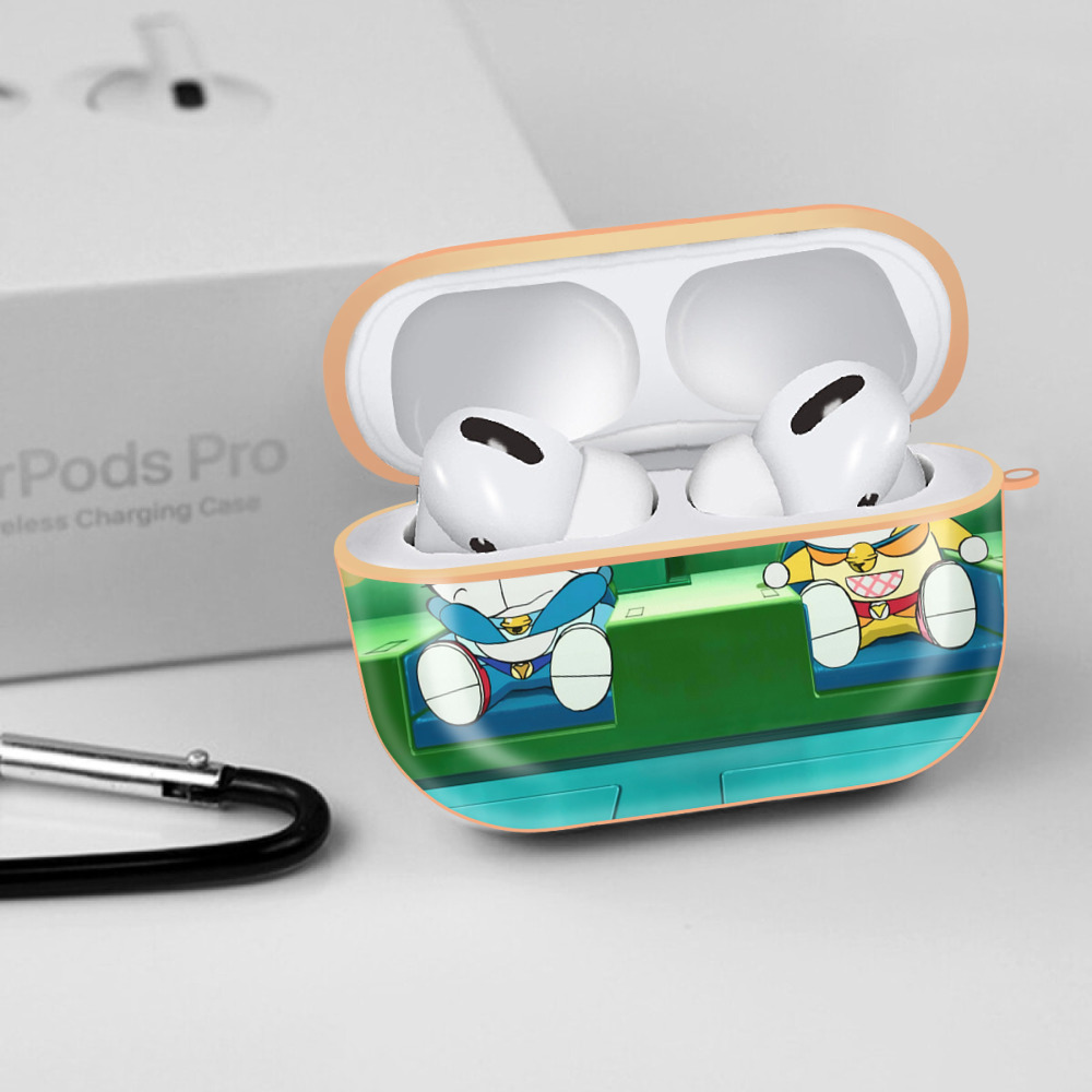 ドラえもん Doraemon 【AirPods Pro用】ハードシェル保護ケース｜耐衝撃・防指紋・カラビナ付き商品仕様