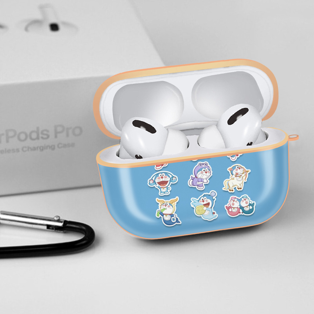 ドラえもん Doraemon 【AirPods Pro用】ハードシェル保護ケース｜耐衝撃・防指紋・カラビナ付き商品仕様