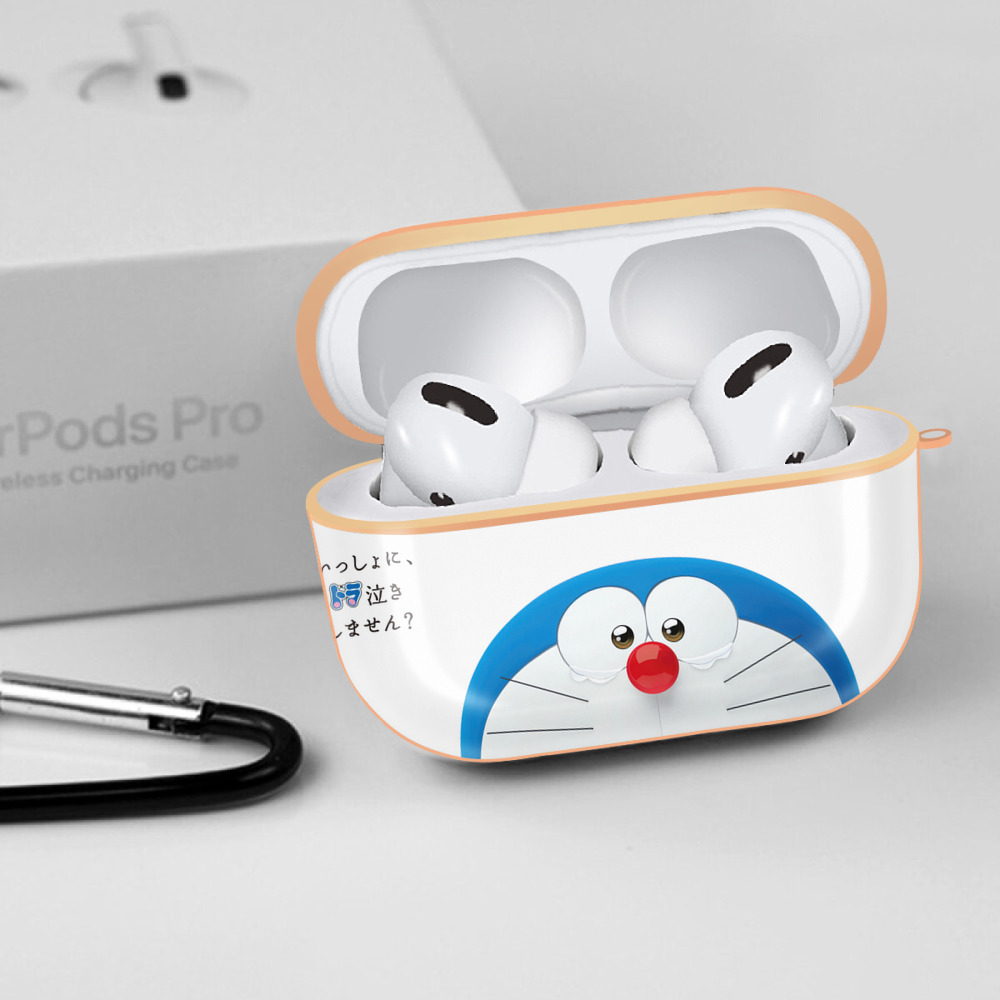 ドラえもん Doraemon 【AirPods Pro用】ハードシェル保護ケース｜耐衝撃・防指紋・カラビナ付き商品仕様