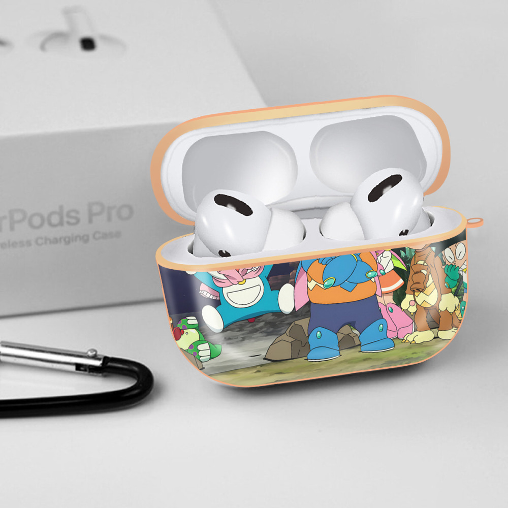 ドラえもん Doraemon 【AirPods Pro用】ハードシェル保護ケース｜耐衝撃・防指紋・カラビナ付き商品仕様