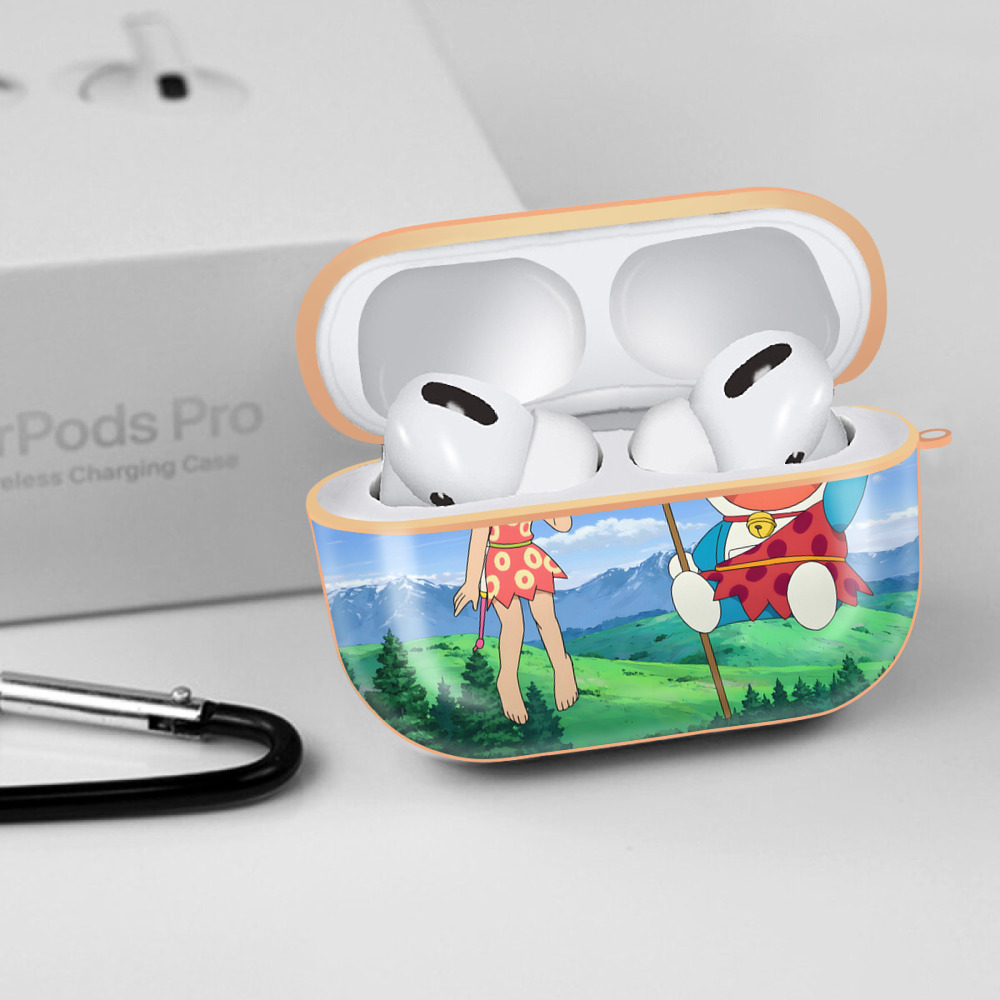 ドラえもん Doraemon 【AirPods Pro用】ハードシェル保護ケース｜耐衝撃・防指紋・カラビナ付き商品仕様