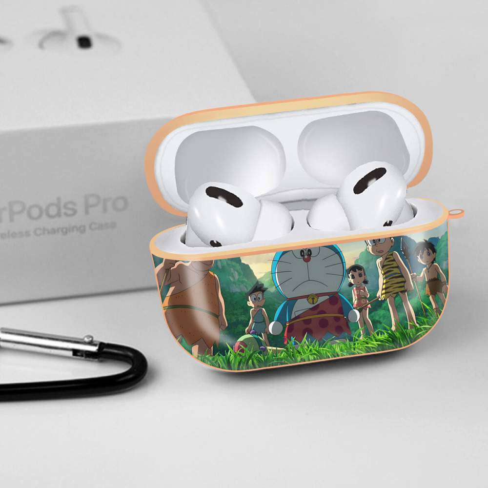 ドラえもん Doraemon 【AirPods Pro用】ハードシェル保護ケース｜耐衝撃・防指紋・カラビナ付き商品仕様