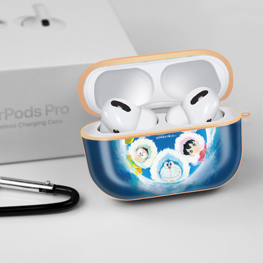 ドラえもん Doraemon 【AirPods Pro用】ハードシェル保護ケース｜耐衝撃・防指紋・カラビナ付き商品仕様
