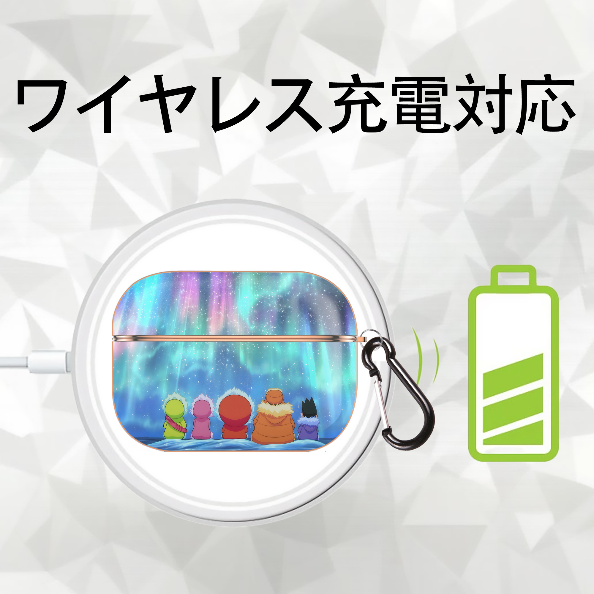 ドラえもん Doraemon 【AirPods Pro用】ハードシェル保護ケース｜耐衝撃・防指紋・カラビナ付き商品仕様
