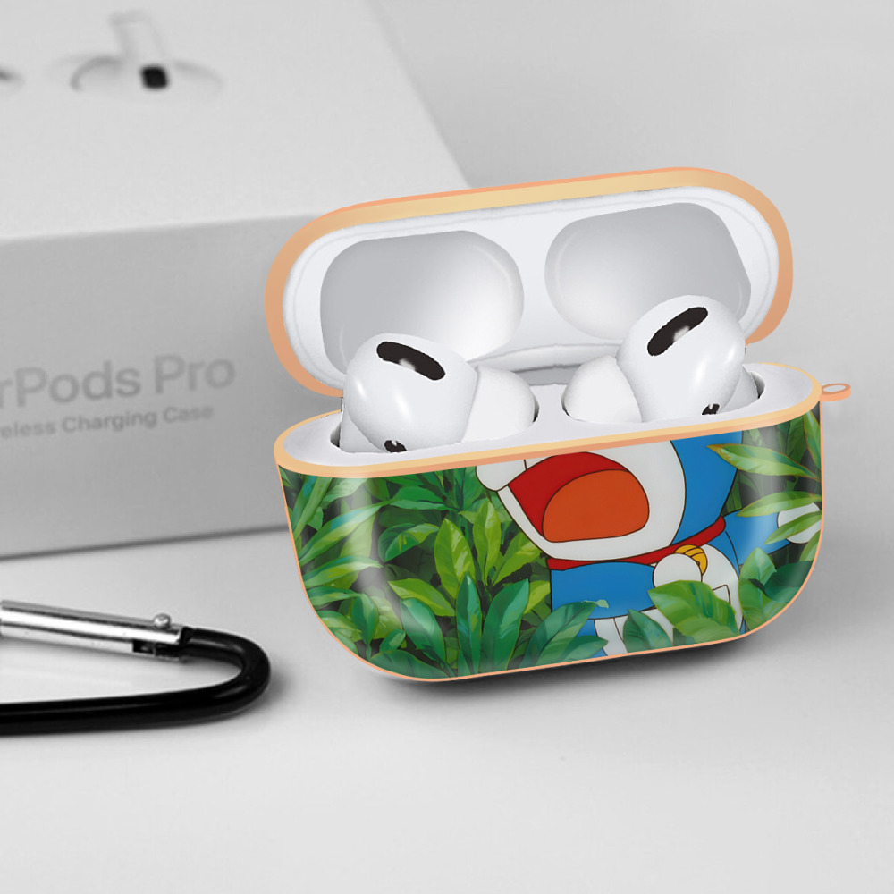 ドラえもん Doraemon 【AirPods Pro用】ハードシェル保護ケース｜耐衝撃・防指紋・カラビナ付き商品仕様